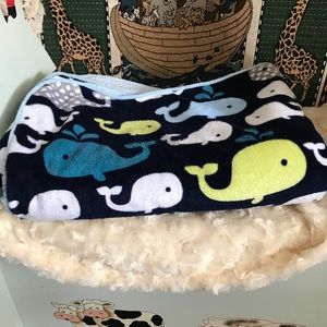 circo whale baby blanket